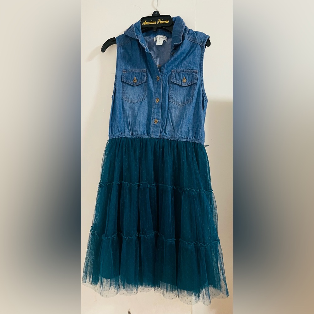 cute denim top dress